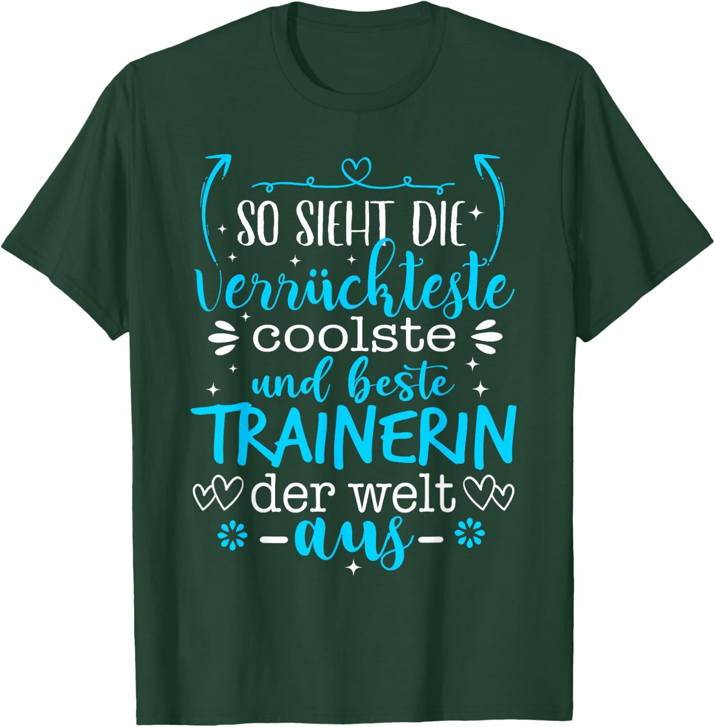 Beste Trainerin der Welt Trainer T-Shirt - T-Shirt | Forest