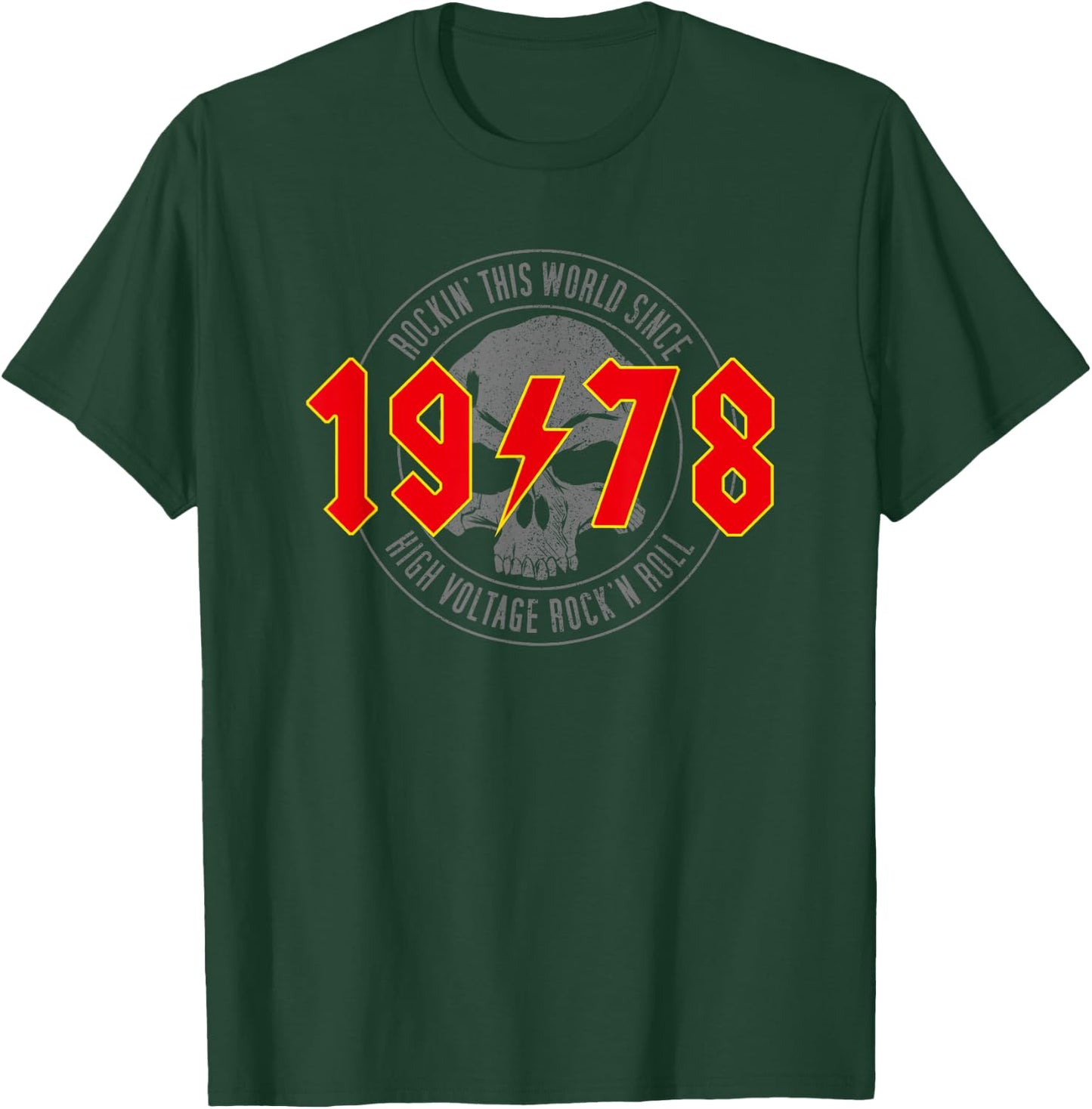 1978 Jahrgang Geburtstag Rock and Roll Heavy Metal T-Shirt - T-Shirt | Forest