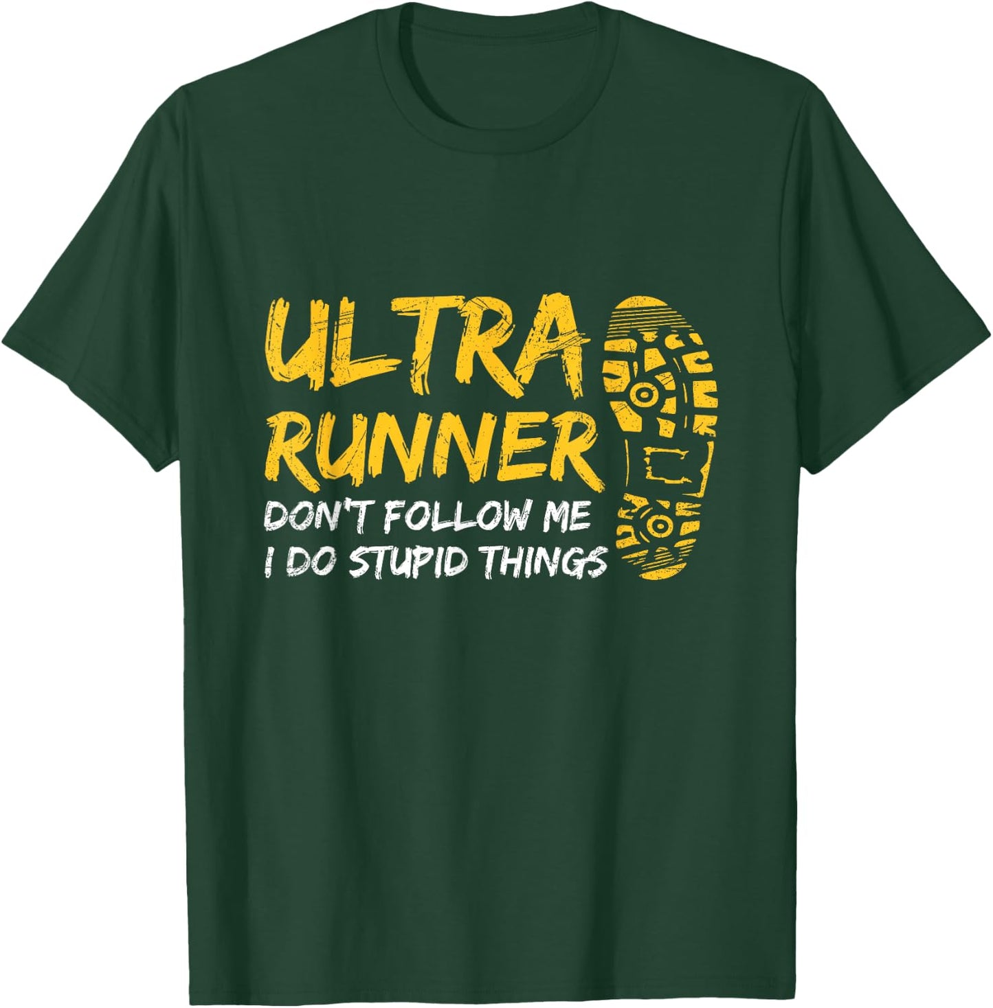 Ultra Marathon Design for a Ultra Marathon Runner T-Shirt - T-Shirt | Forest