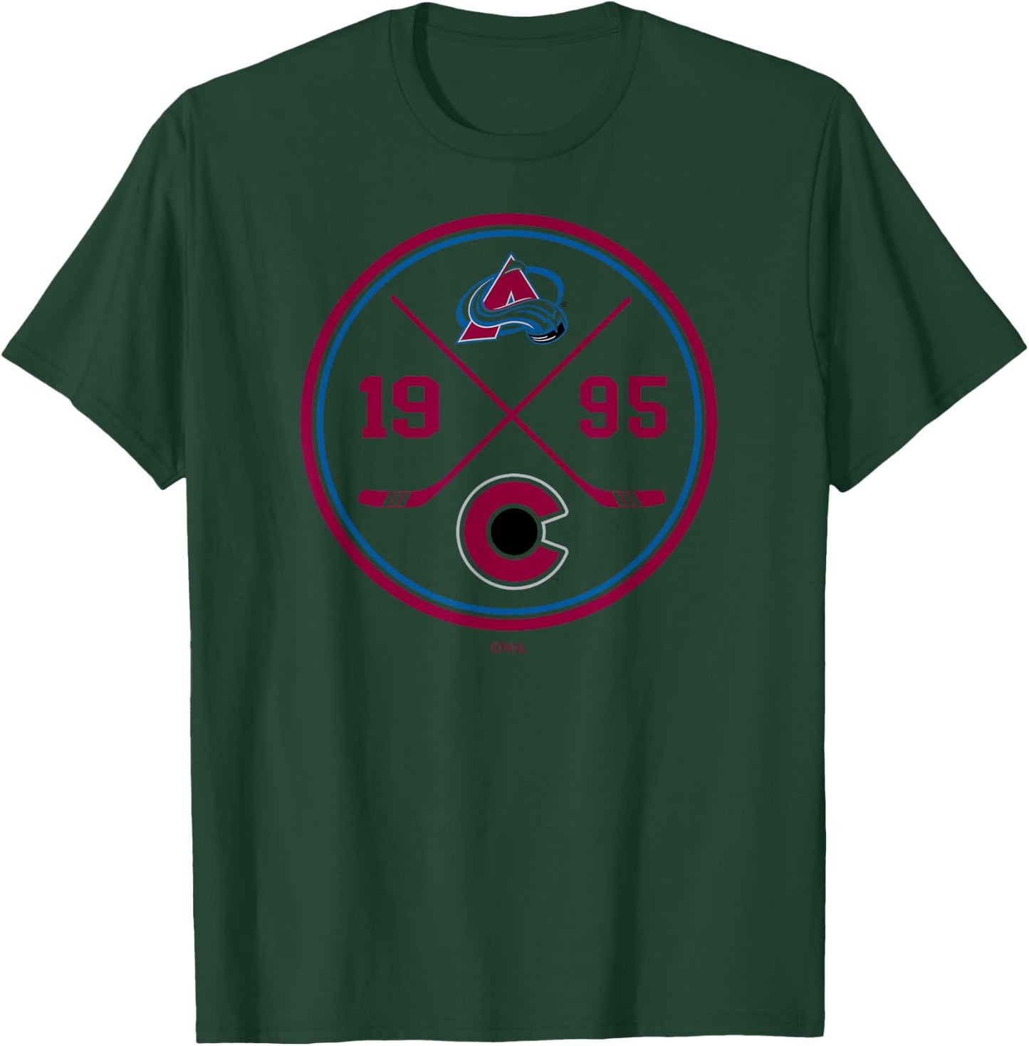 Colorado Avalanche Prize White Officially Licensed T-Shirt - T-Shirt | Forest