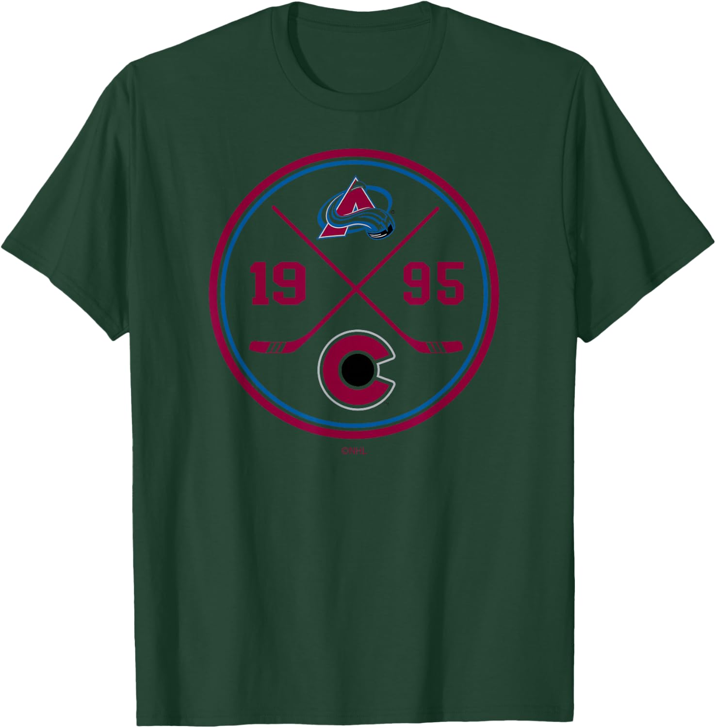 Colorado Avalanche Prize White Officially Licensed T-Shirt - T-Shirt | Forest