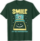 Smile I'm The Photographer Photographers Camera Photography T-Shirt - T-Shirt | Forest