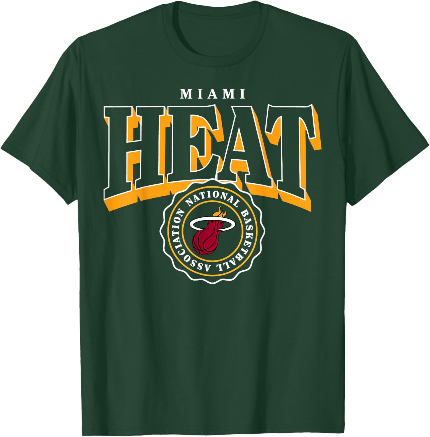 NBA – Miami Heat Arched Crest T-Shirt - T-Shirt | Forest