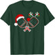 Pickleball Christmas Santa Hat Reindeer Christmas Pickleball T-Shirt - T-Shirt | Forest