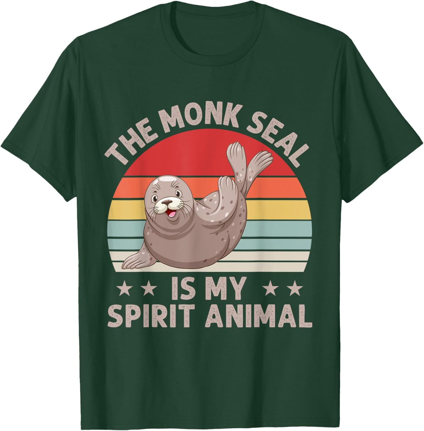 The Caribbean Monk Seal is my spirit Animal lovers Gifts T-Shirt - T-Shirt | Forest