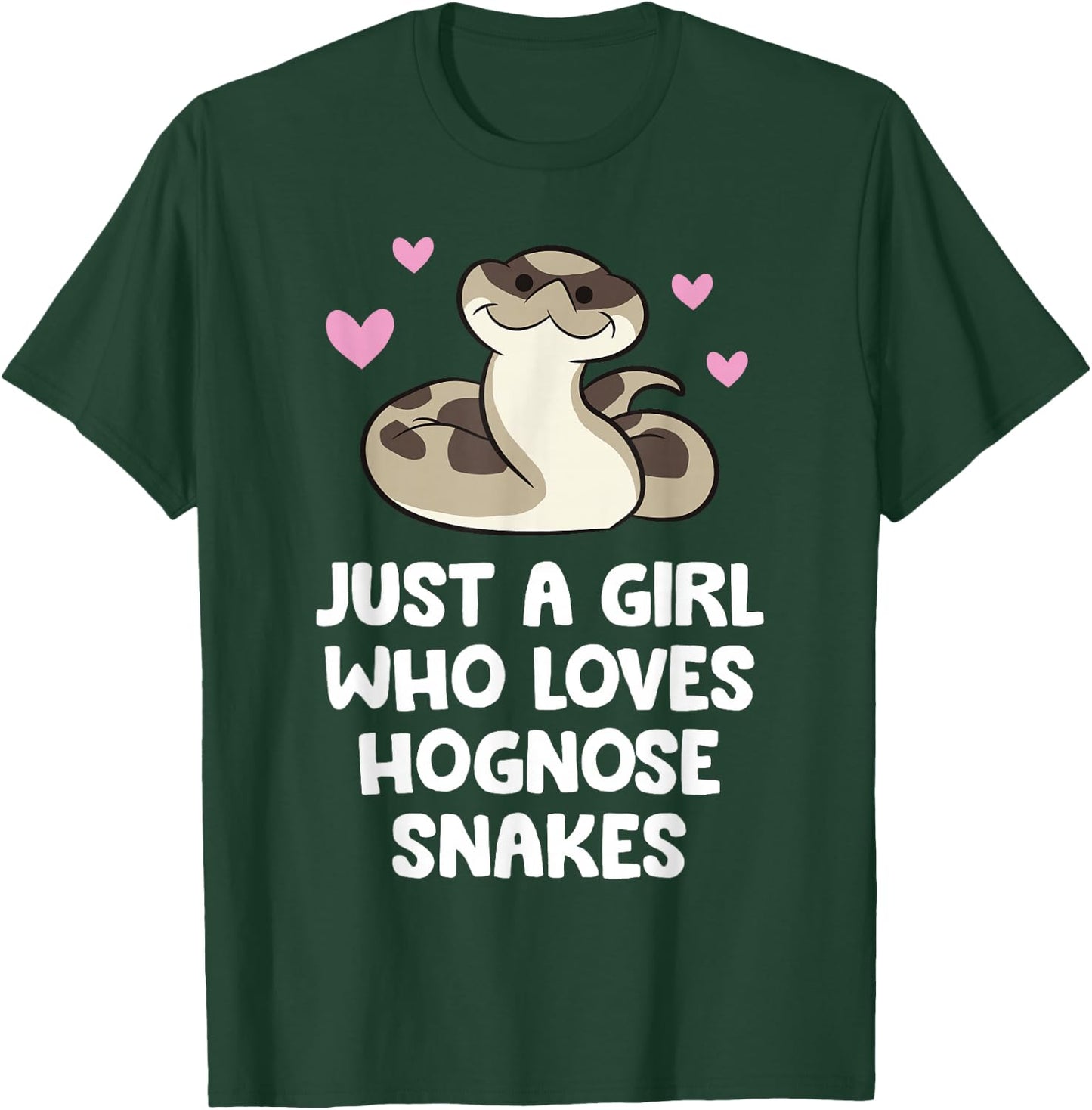 Just a Girl Who Loves Hognose Snakes T-Shirt - T-Shirt | Forest