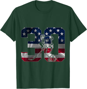 Numéro 30 Ans Hockey 30. Anniversaire T-Shirt - T-Shirt | Forest