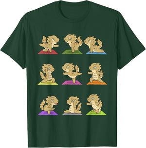 Bearded Dragon Yoga T-Shirt - T-Shirt | Forest