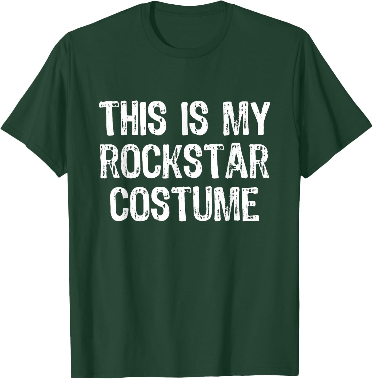 This Is My Rockstar Halloween Costume Lazy Easy Rock-Star T-Shirt - T-Shirt | Forest