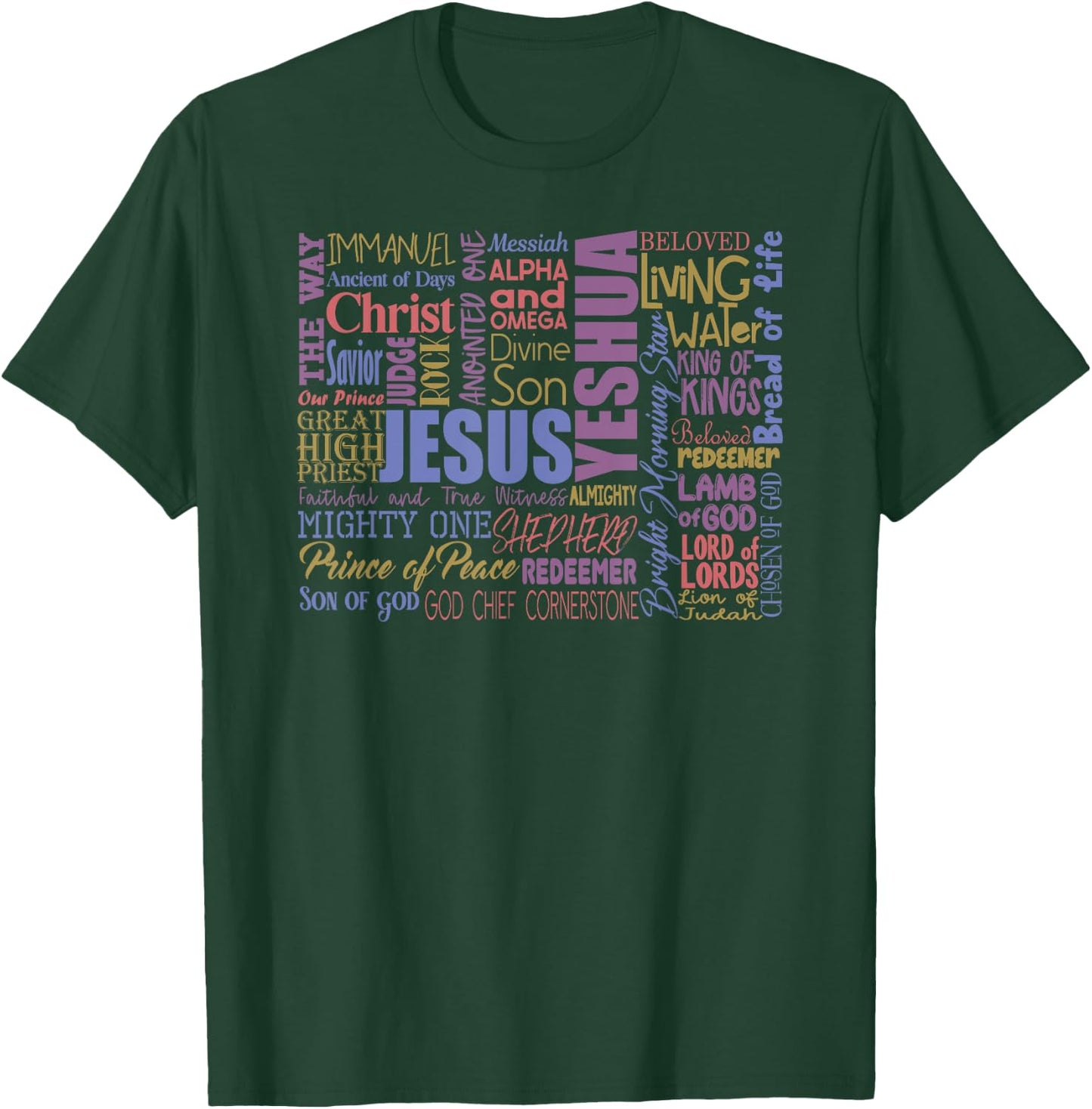 Names of God T-Shirt - T-Shirt | Forest