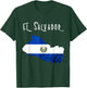 El Salvador Republica De El Salvador Map Salvadorian T-Shirt - T-Shirt | Forest