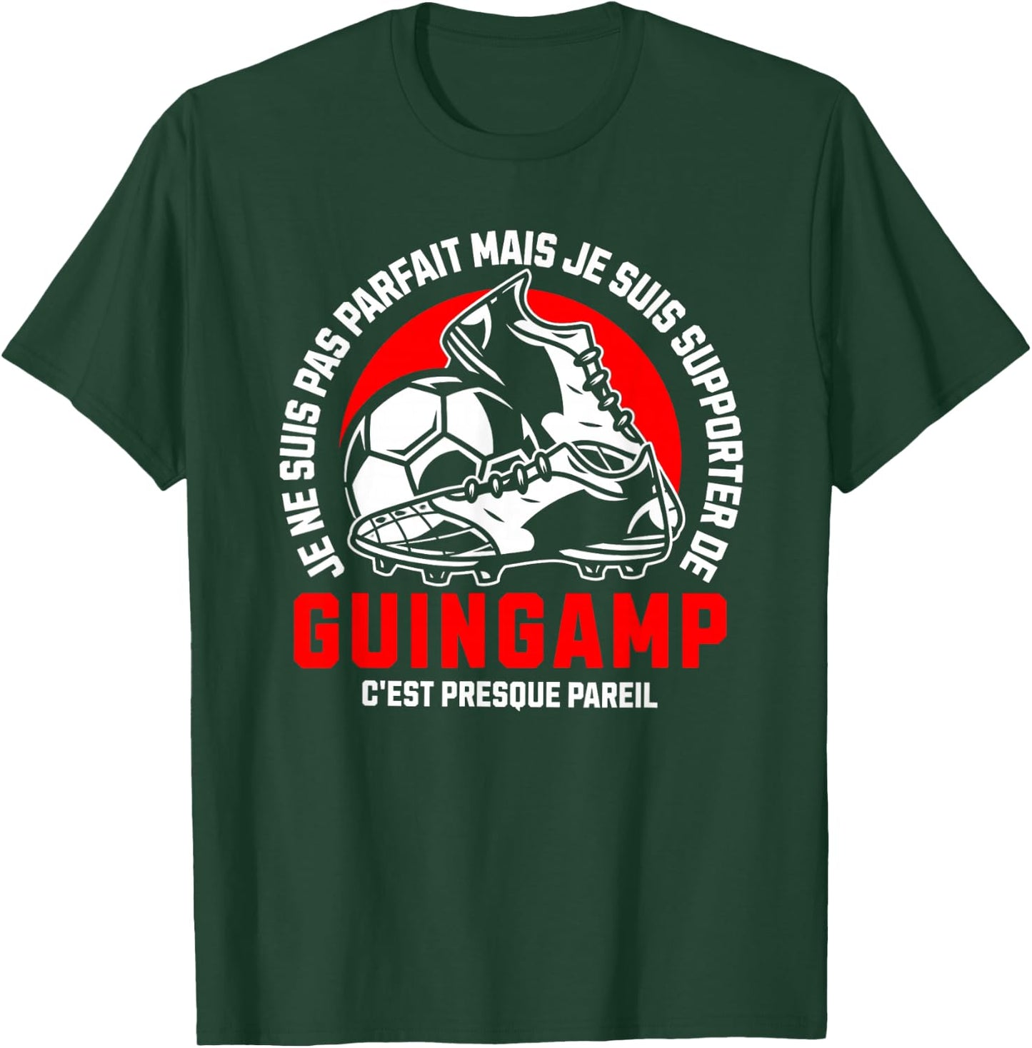 Supporter GUINGAMP FOOT - FOOTBALL - GUINGAMP HUMOUR , Black, S T-Shirt - T-Shirt | Forest