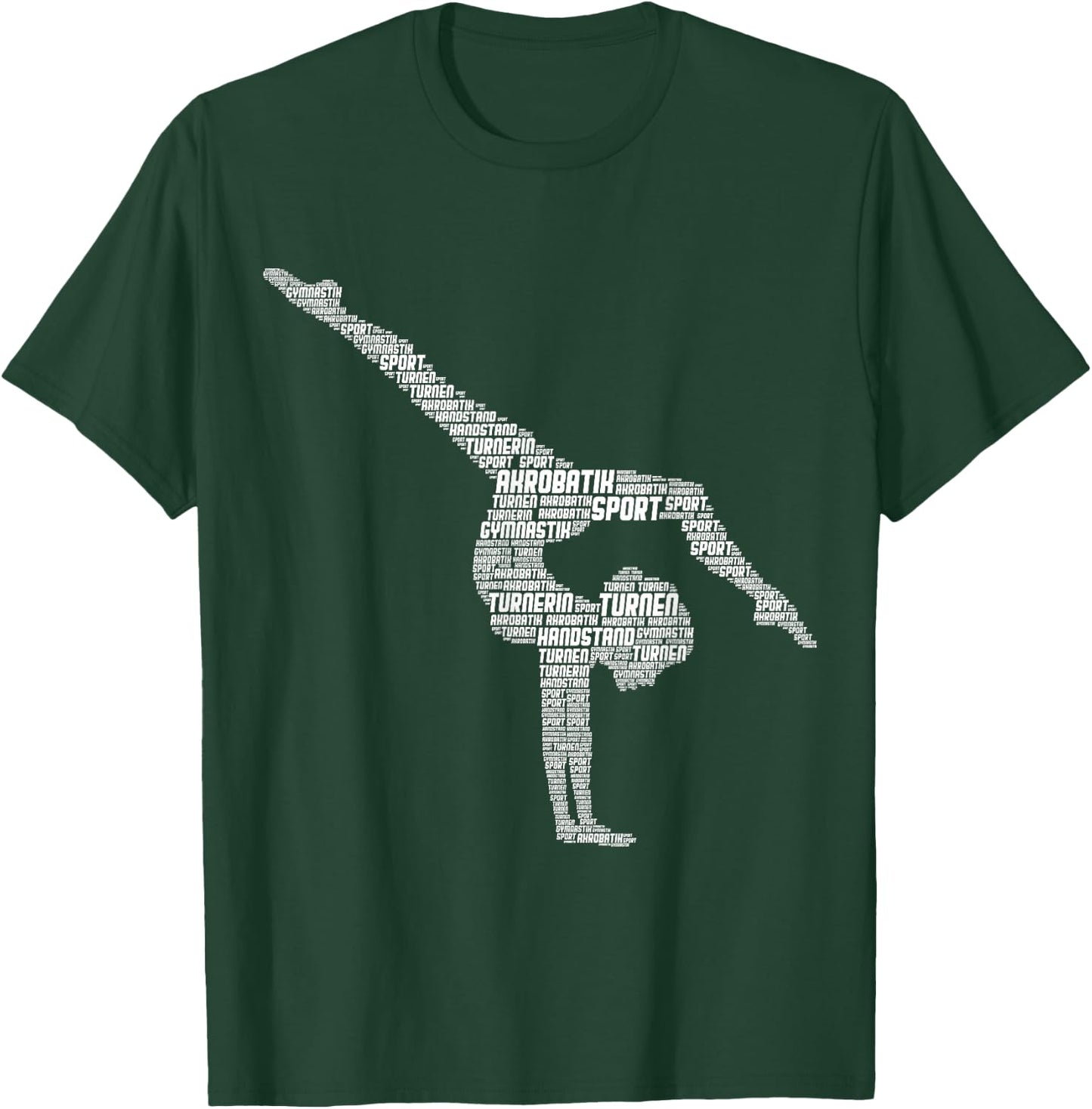 Gymnastics Women's Girls' Children's , black T-Shirt - T-Shirt | Forest