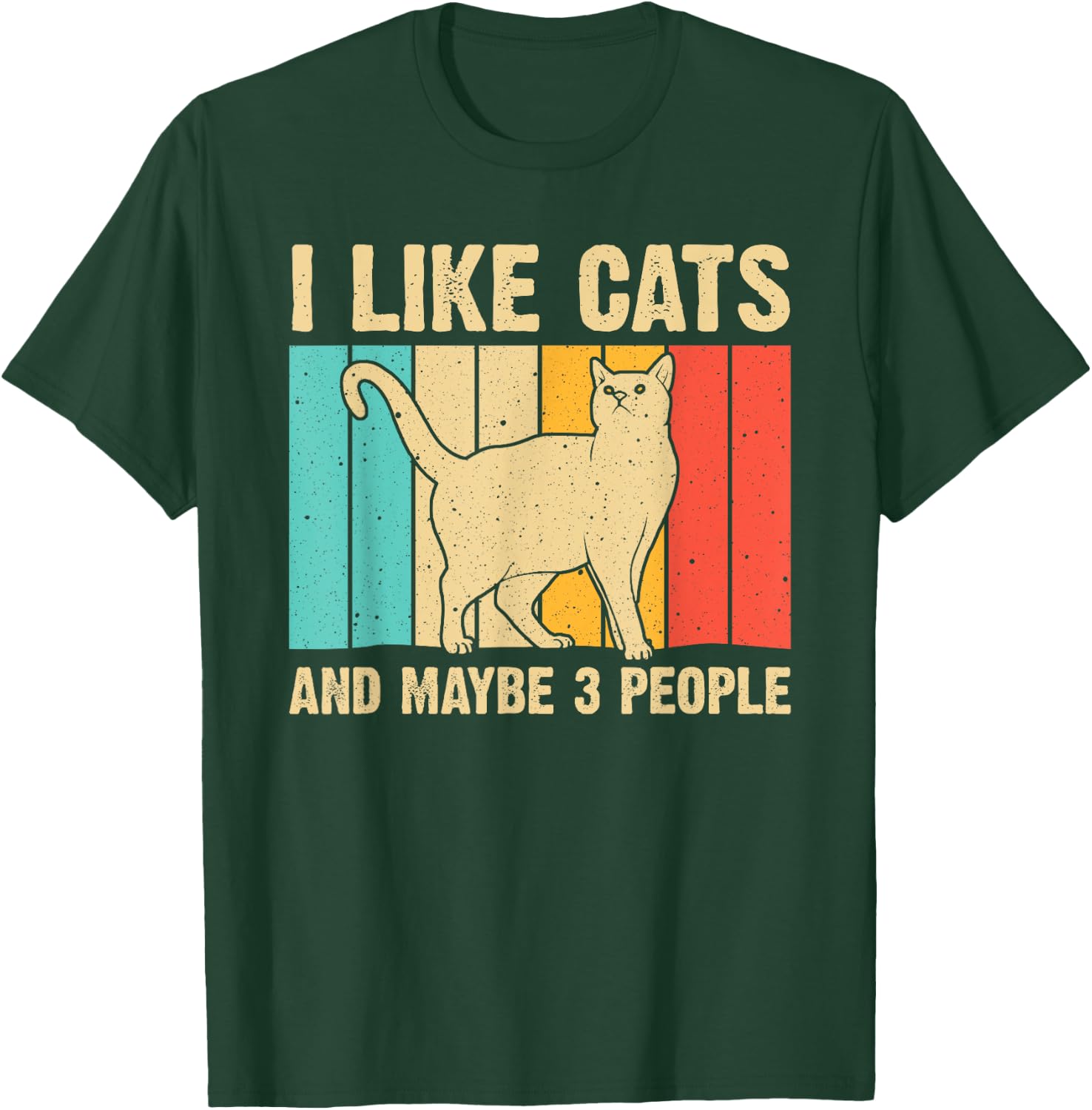 Funny Cat Design Cat Lover Women Animal Introvert T-Shirt - T-Shirt | Forest