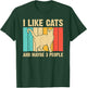 Funny Cat Design Cat Lover Women Animal Introvert T-Shirt - T-Shirt | Forest
