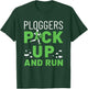 Plogging Ploggers Pick Up and Run Jogging Environment T-Shirt - T-Shirt | Forest