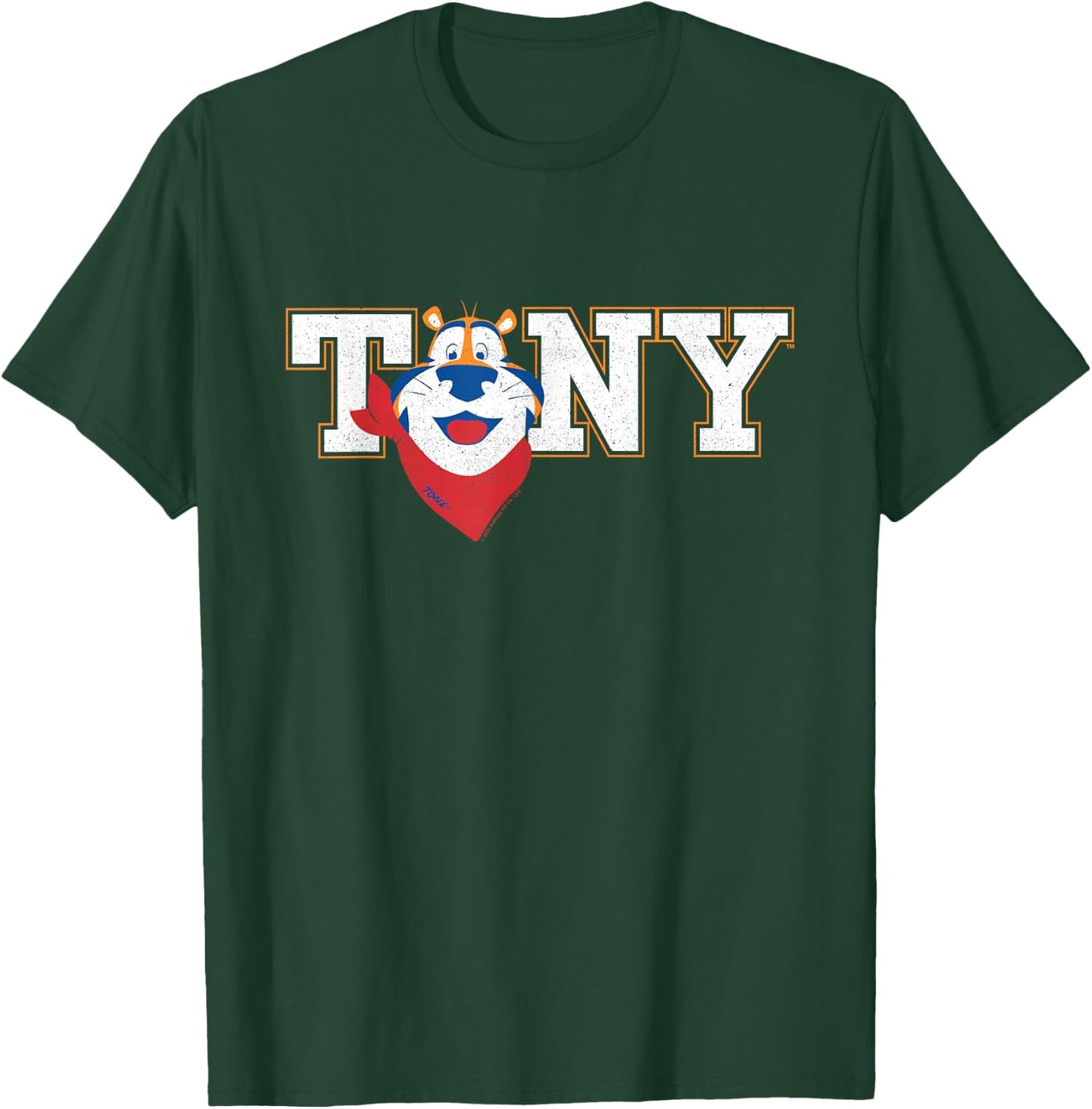 Kellogg's Frosties Tony Tiger Sports Black Adult S, Black, S T-Shirt - T-Shirt | Forest