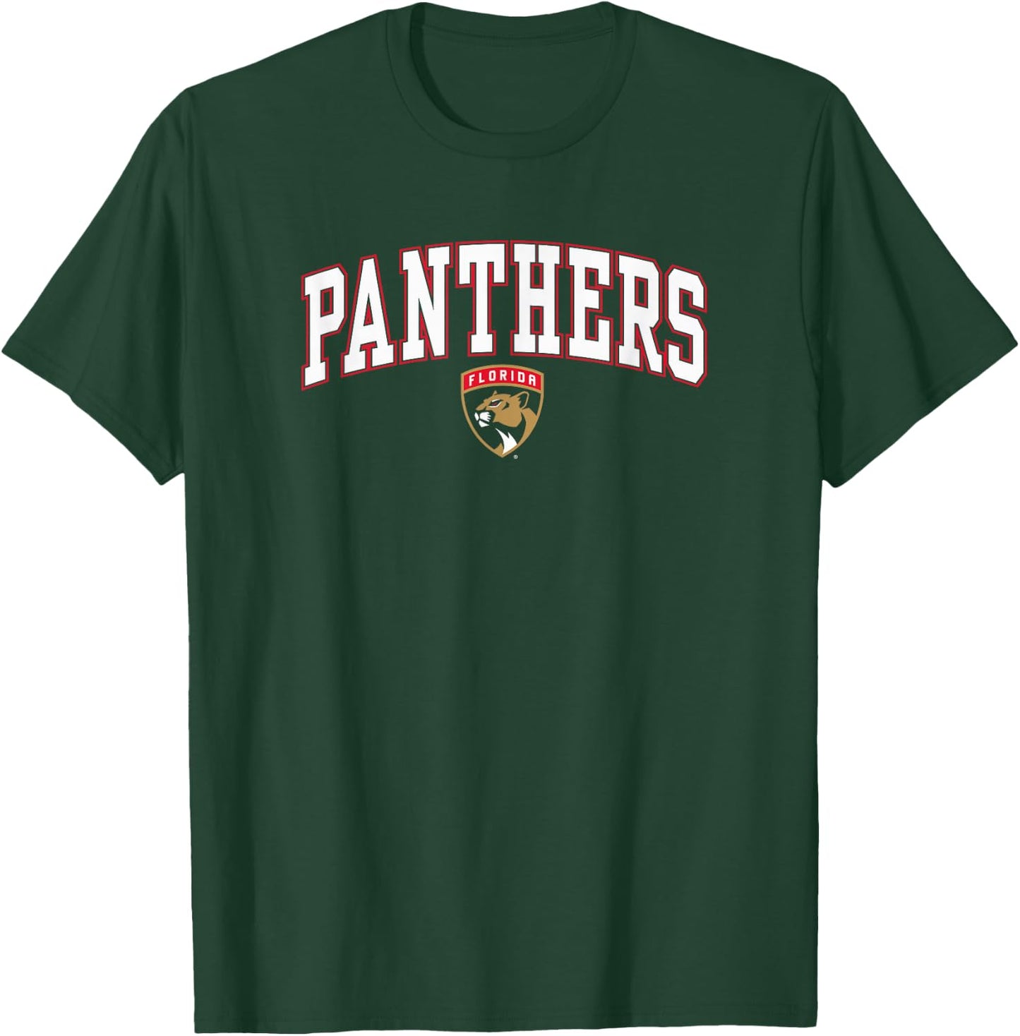 Florida Panthers Arch Over Navy Officially Licensed T-Shirt - T-Shirt | Forest