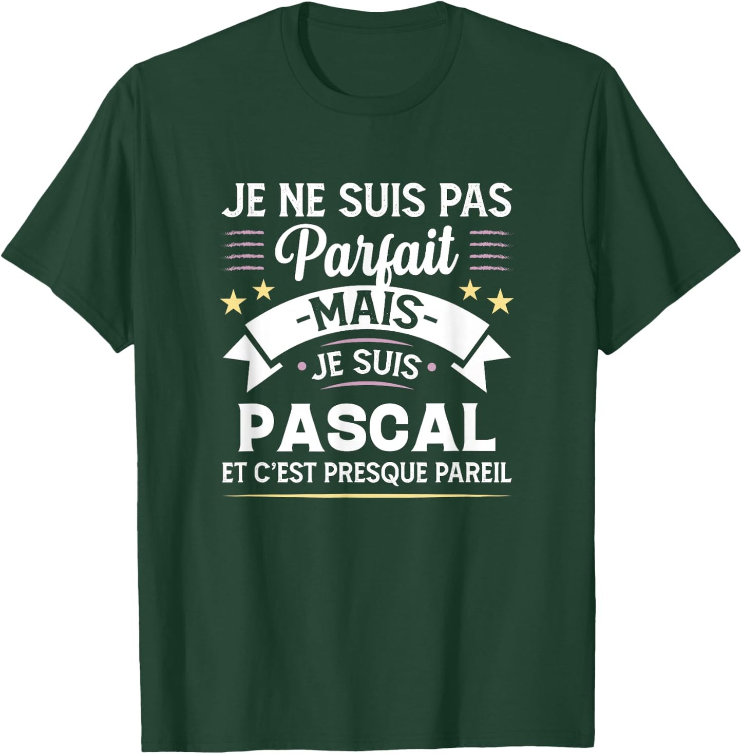 Personalised Gift Pascal Humour Man , Black, S T-Shirt - T-Shirt | Forest
