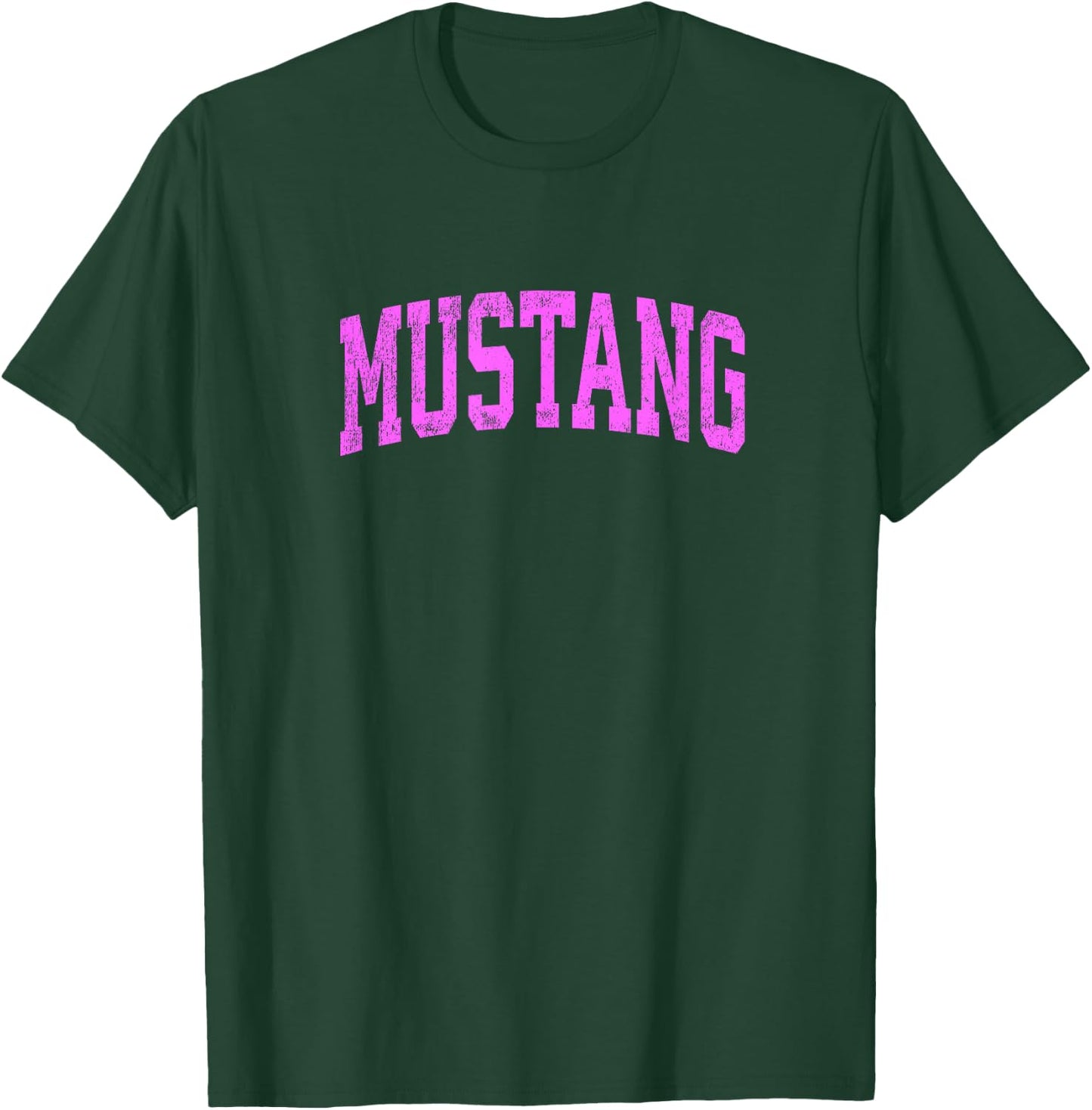 Mustang Oklahoma OK Sportliches Vintage-Design, rosa T-Shirt - T-Shirt | Forest