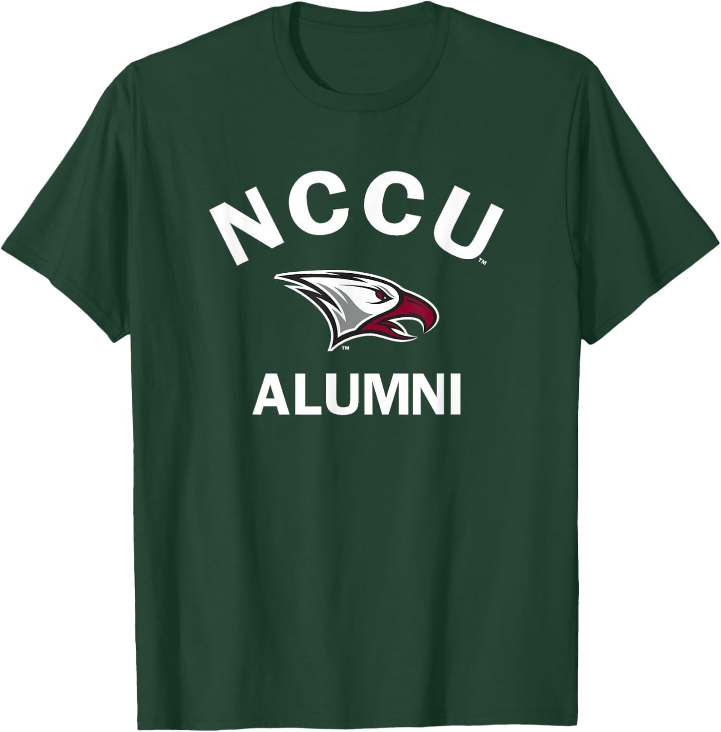 North Carolina Central NCCU Eagle Arched Alumni T-Shirt - T-Shirt | Forest