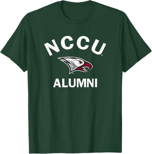 North Carolina Central NCCU Eagle Arched Alumni T-Shirt - T-Shirt | Forest