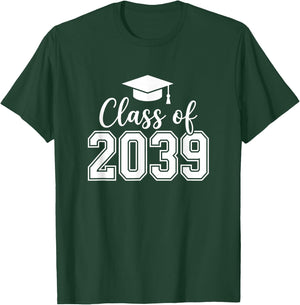 Cute Class of 2039 Kindergarten Graduation T-Shirt - T-Shirt | Forest
