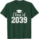 Cute Class of 2039 Kindergarten Graduation T-Shirt - T-Shirt | Forest