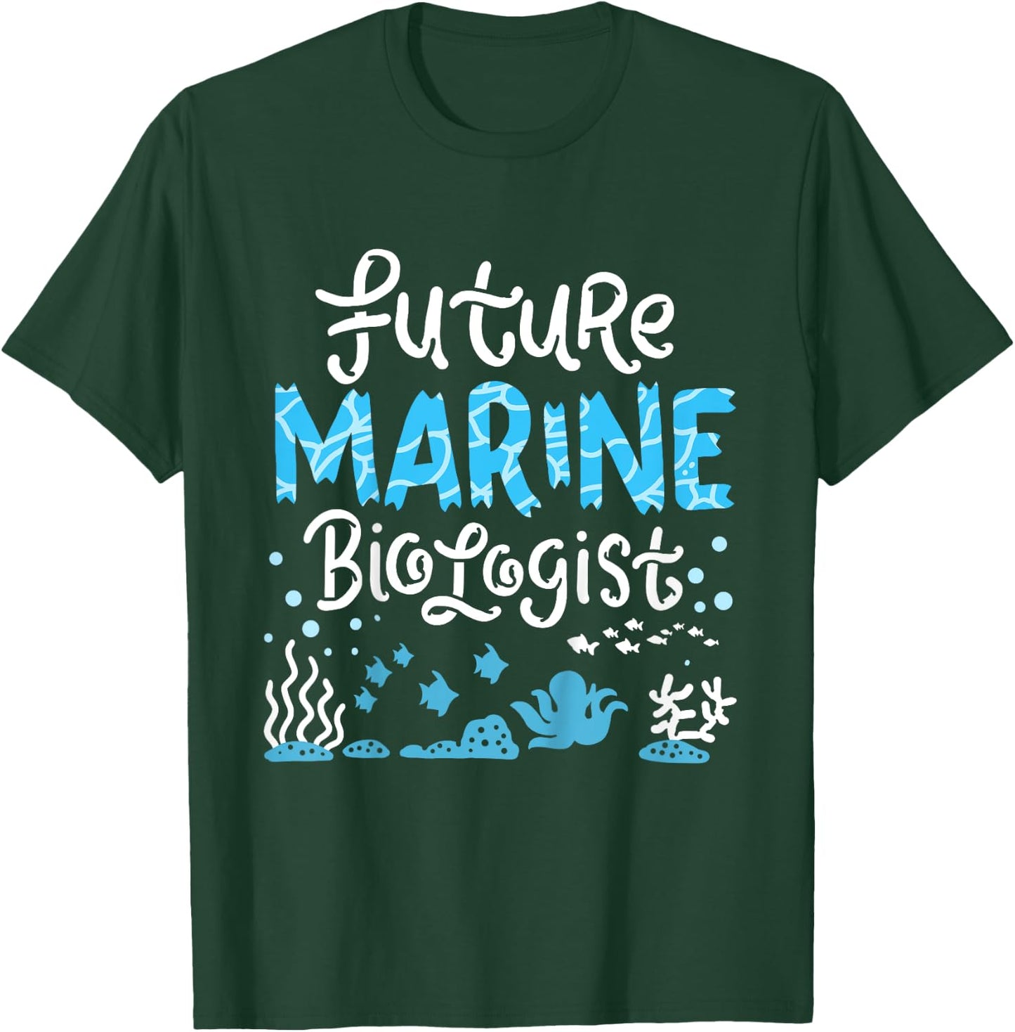Kids Future Marine Biologist T-Shirt - T-Shirt | Forest