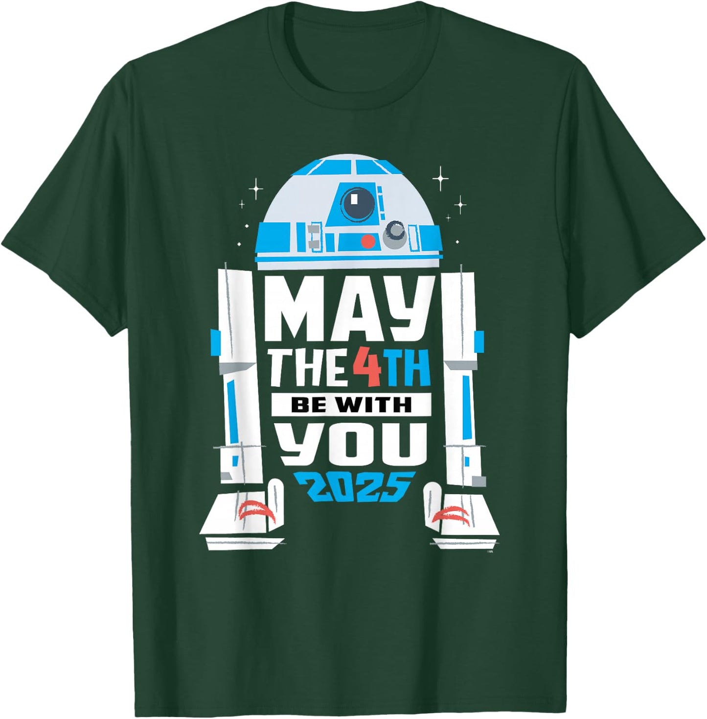 Star Wars R2-D2 May the 4th Be With You 2025 Star Wars Day , Black, S T-Shirt - T-Shirt | Forest