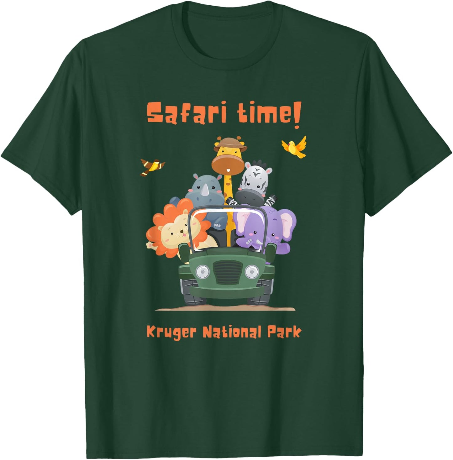 Cute Safari Time Kruger National Park South Africa Souvenir T-Shirt - T-Shirt | Forest