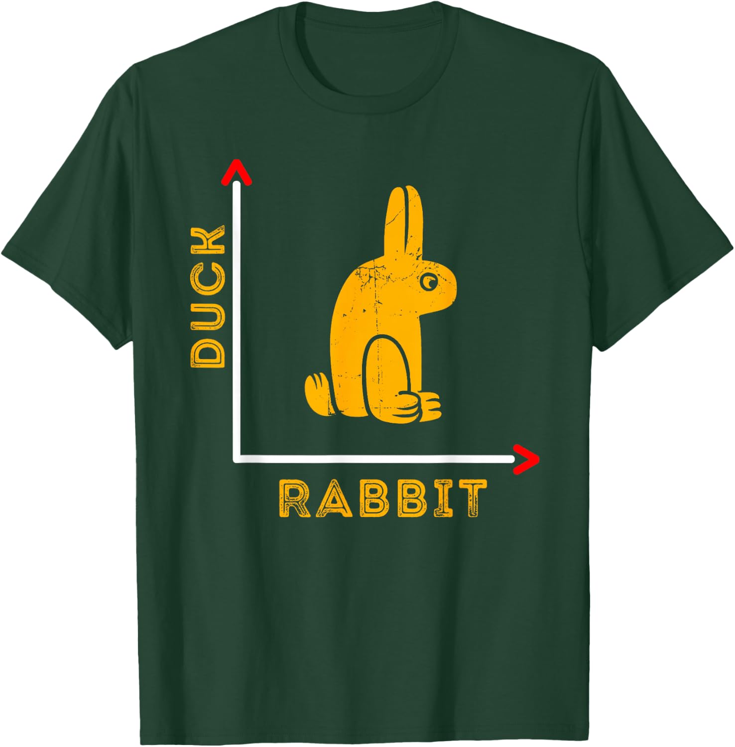 Wittgensteins Rabbit Duck Illusion Physics Nerd Math Geek T-Shirt - T-Shirt | Forest