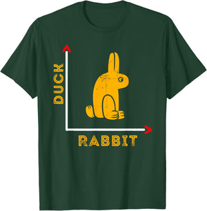 Wittgensteins Rabbit Duck Illusion Physics Nerd Math Geek T-Shirt - T-Shirt | Forest