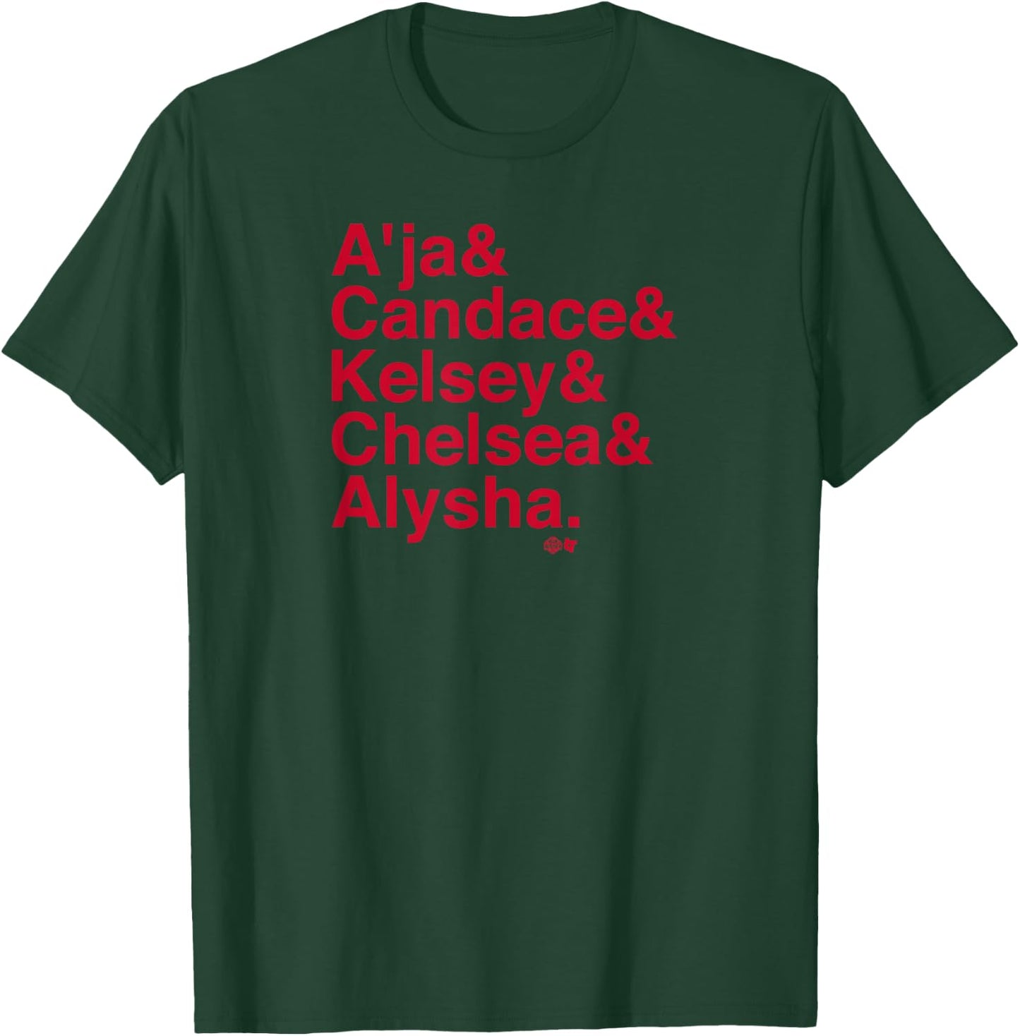 BreakingT - A'ja & Candace & Kelsey & Chelsea & Alysha - LV Aces WNBA - Black - - Small - Short Sleeve - - Classic Fit - Cotton & Polyester - Machine Wash T-Shirt - T-Shirt | Forest