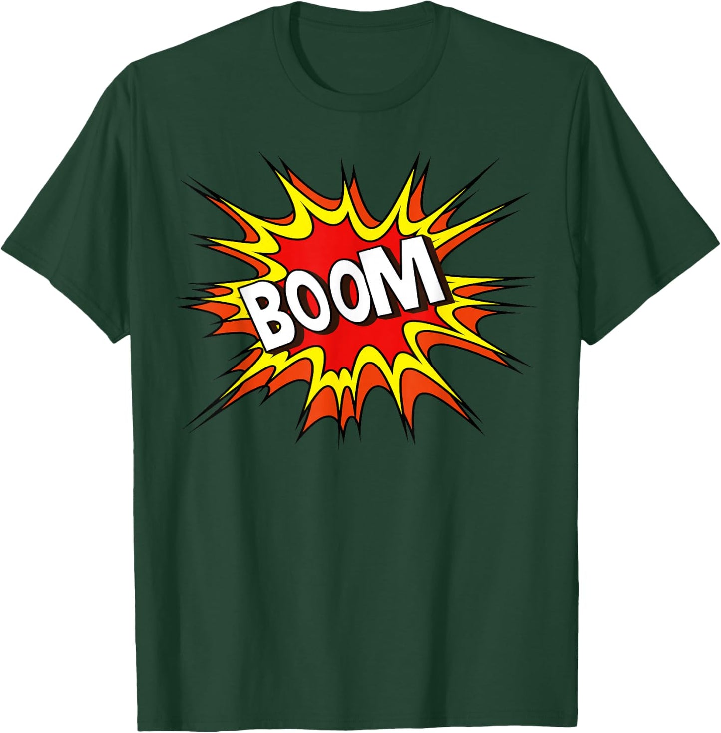 BOOM! Iconic Comic Fun Shirt T-Shirt - T-Shirt | Forest