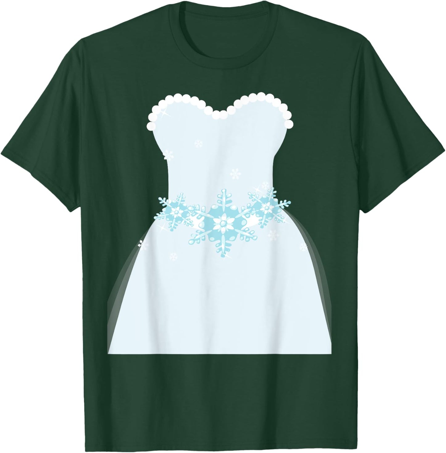 Simple Wedding Dress Gift Bridal Showers gift T-Shirt - T-Shirt | Forest