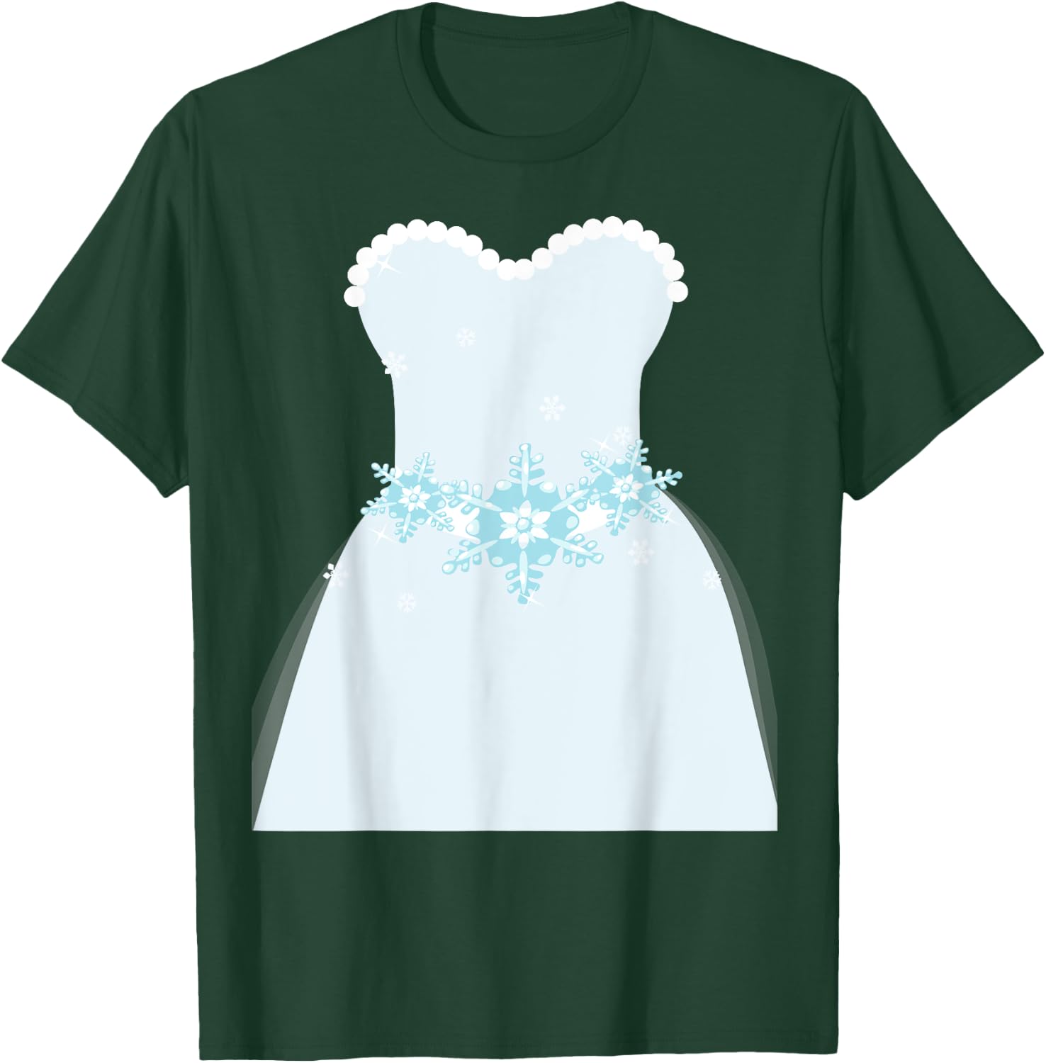 Simple Wedding Dress Gift Bridal Showers gift T-Shirt - T-Shirt | Forest