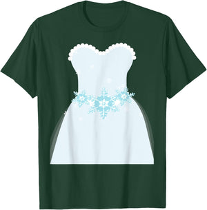 Simple Wedding Dress Gift Bridal Showers gift T-Shirt - T-Shirt | Forest