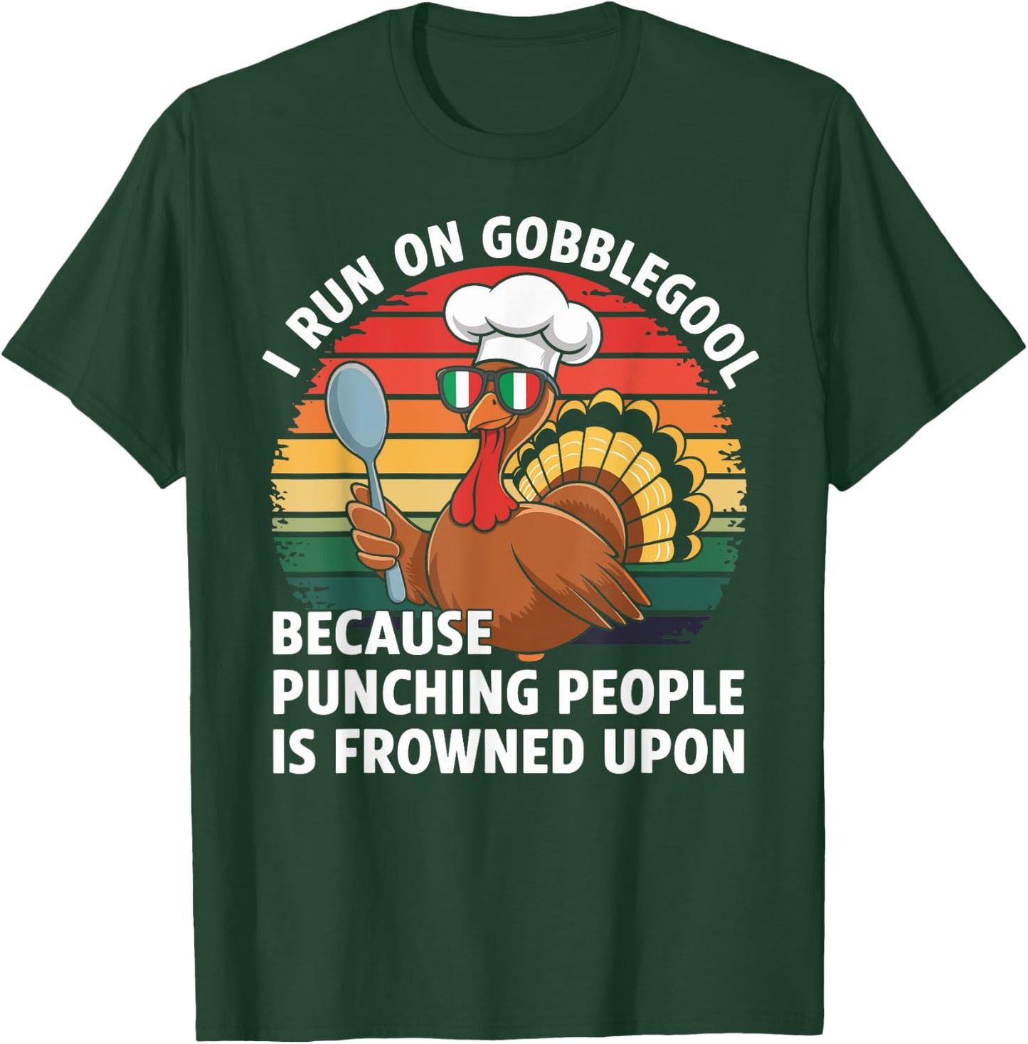 Turkey Day Thanksgiving Day Gobblegool T-Shirt - T-Shirt | Forest