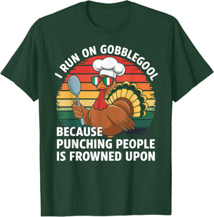 Turkey Day Thanksgiving Day Gobblegool T-Shirt - T-Shirt | Forest