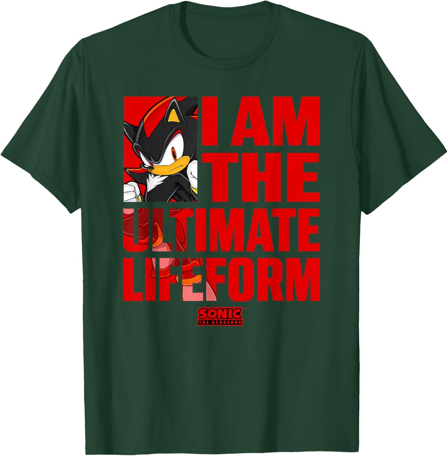 Sonic The Hedgehog Father's Day I Am The Ultimate Lifeform T-Shirt - T-Shirt | Forest