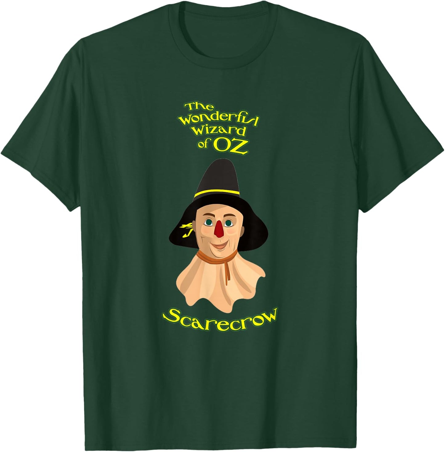 Scarecrow the wonderful wizard of oz book, original design T-Shirt - T-Shirt | Forest