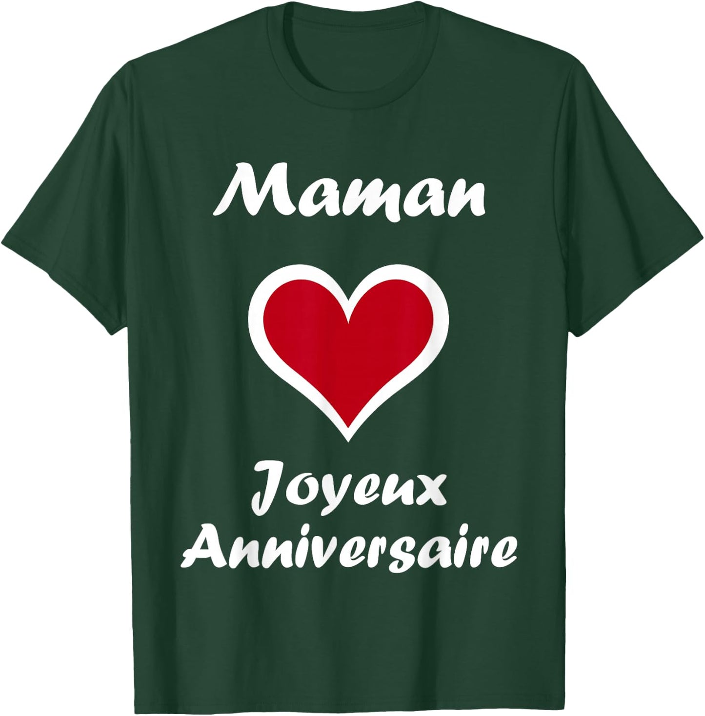 Cute Little Kid Love Happy Birthday Mom , Black, S T-Shirt - T-Shirt | Forest