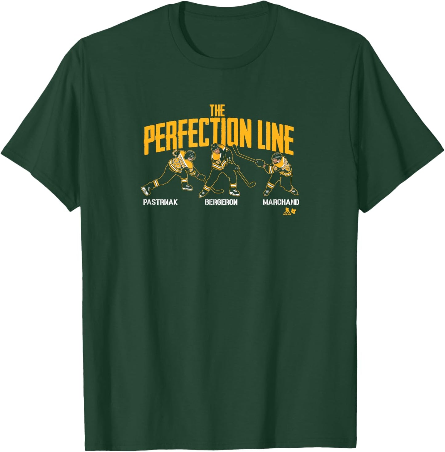 The Perfection Line - Boston Hockey T-Shirt - T-Shirt | Forest