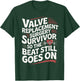 Aortic Valve Surgery Survivor T-Shirt - T-Shirt | Forest