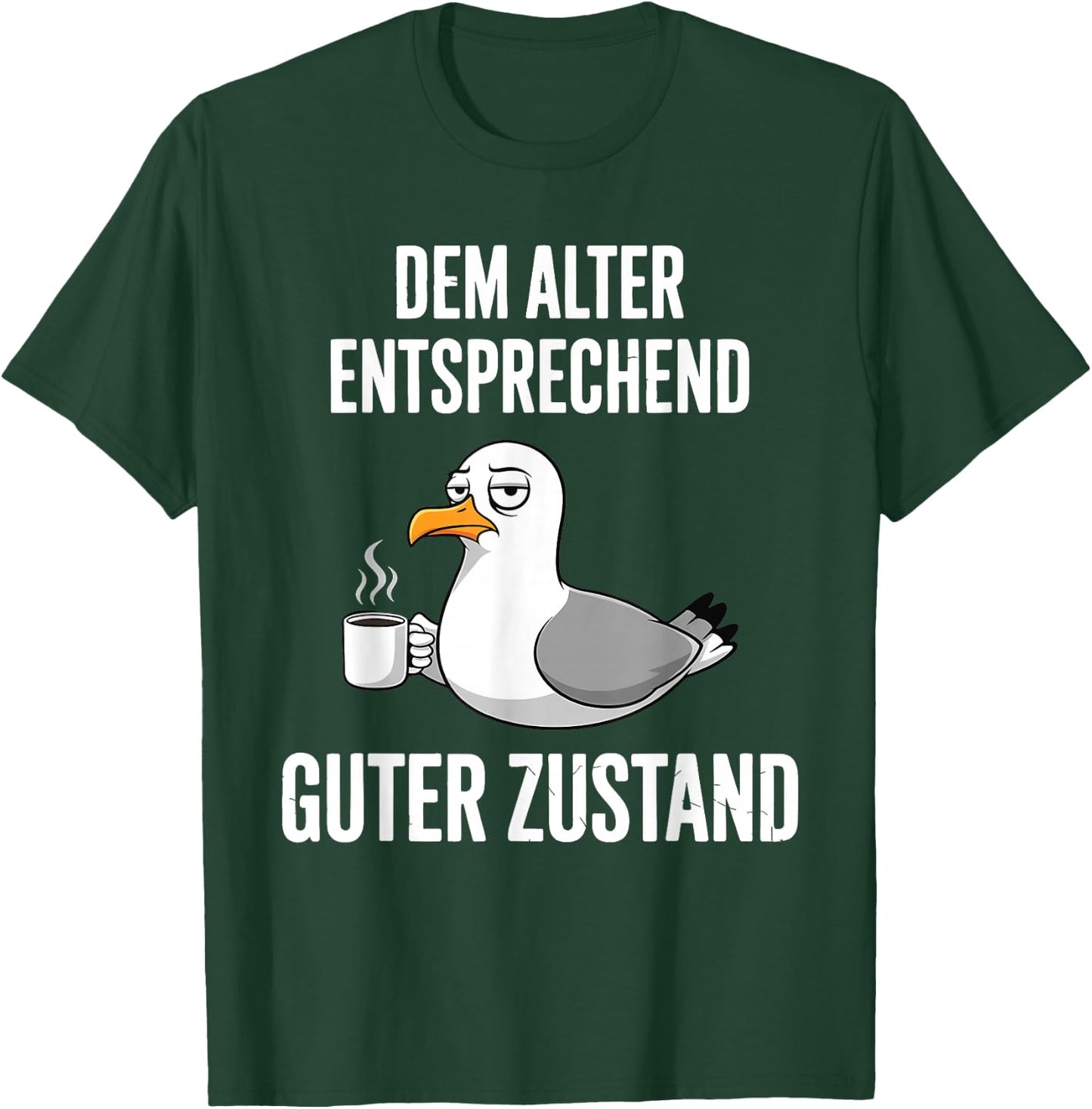 Dem Alter Entsprechend Guter Zustand Möwe T-Shirt - T-Shirt | Forest