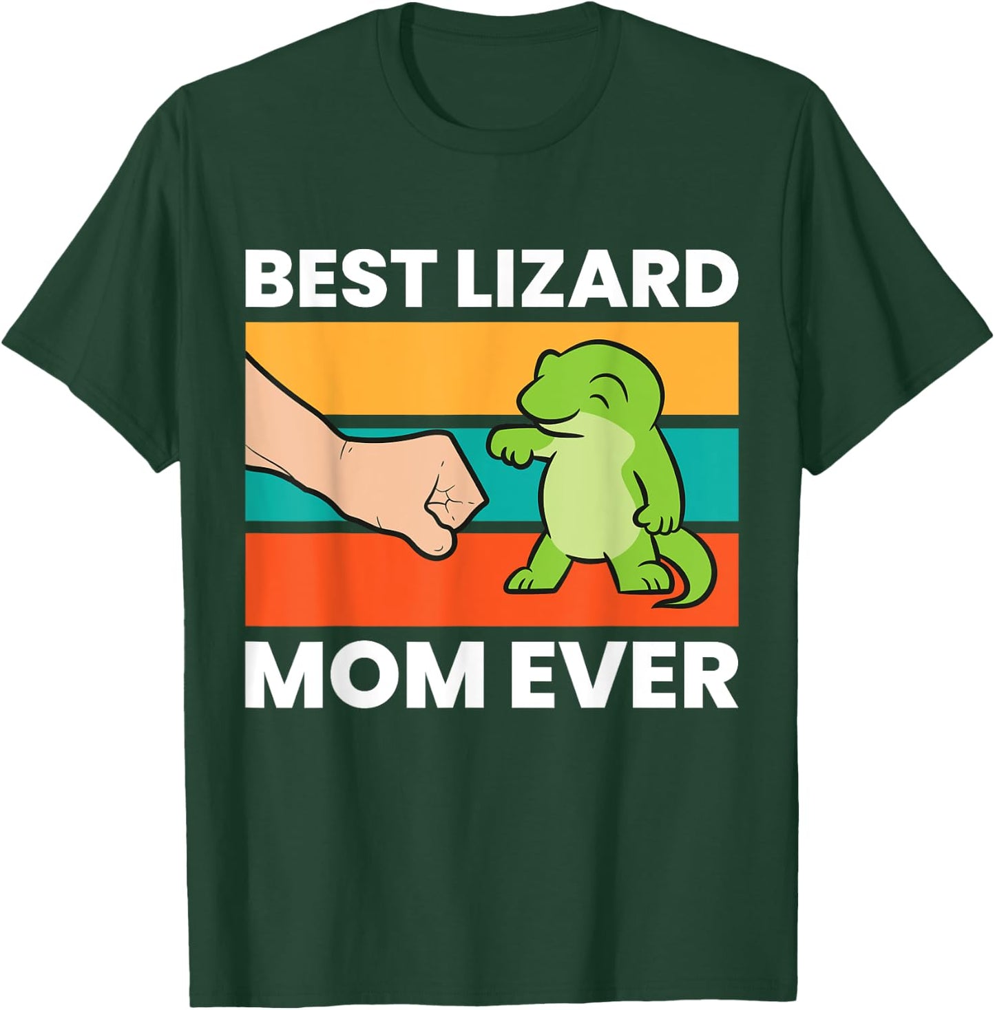 Lizard Mama Reptile Lover Mom Best Lizard Mom Ever T-Shirt - T-Shirt | Forest