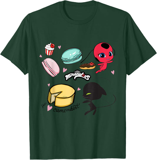 Miraculous Ladybug Tikki and Plagg Bakery T-Shirt - T-Shirt | Forest