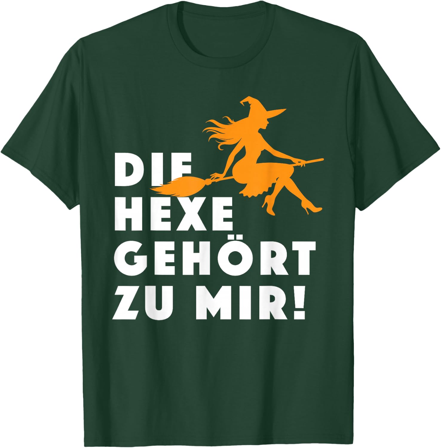 The Witch Belongs to Me! Funny Witches Halloween Costume , black T-Shirt - T-Shirt | Forest