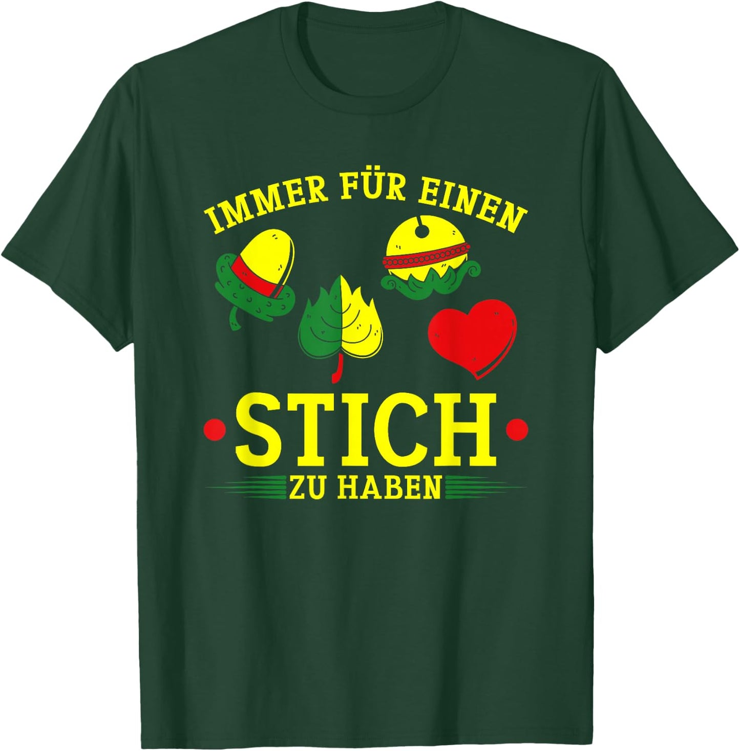Funny Sheep Head Slogan Card Game Shot Cotton , black T-Shirt - T-Shirt | Forest